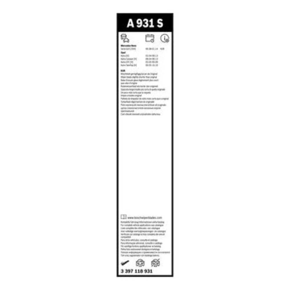 Komplet przednich wycieraczek BOSCH AeroTwin 550 & 450 mm do Opel Astra H GTC 2004-2014