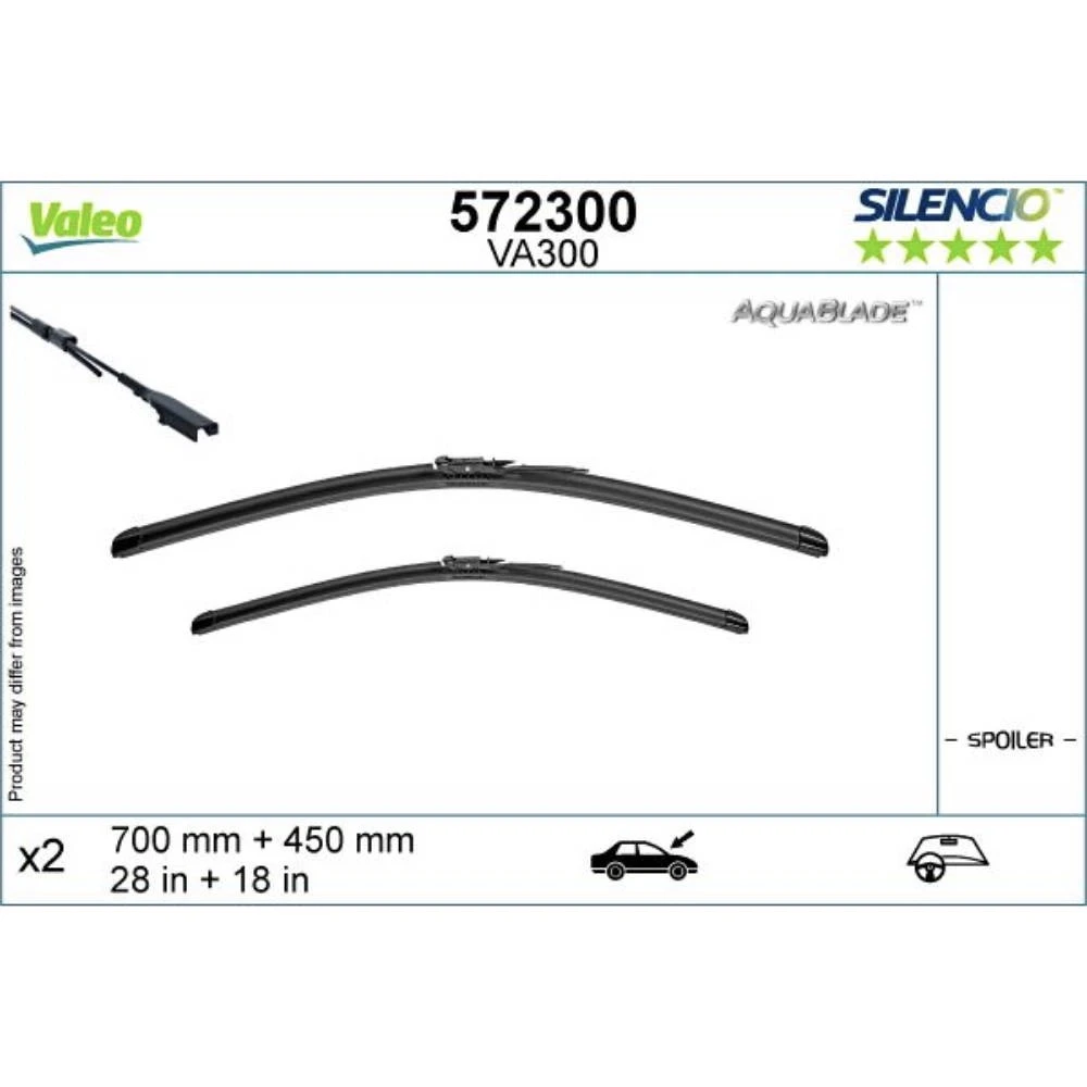 Wycieraczki Valeo Aqua Blade do Tesla Model X
