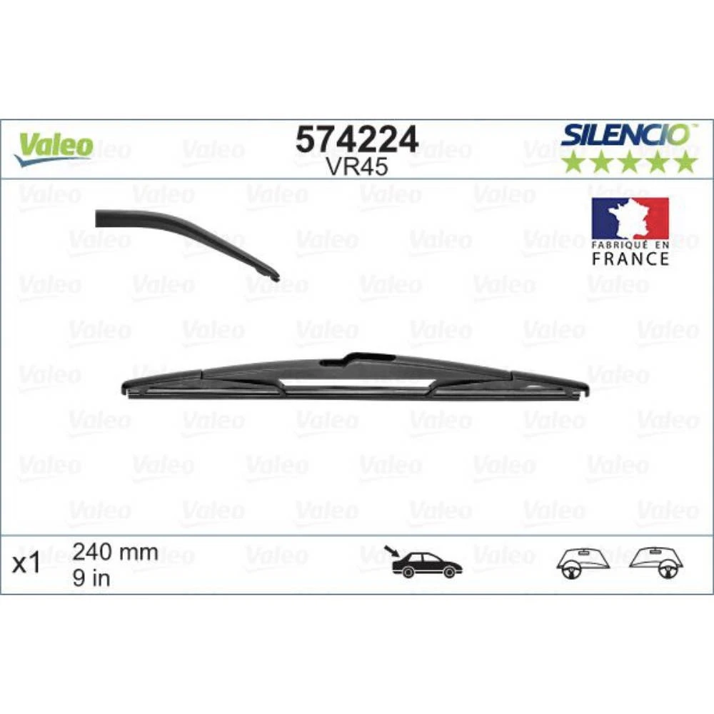 Tylna wycieraczka Valeo Silencio Rear 240 mm do MINI One 2012-2013