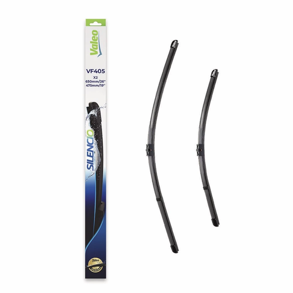 Komplet przednich wycieraczek Valeo Silencio Flat 650 & 475 mm do Ford C-MAX 1 2003-2010