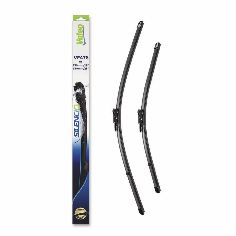 Front wiper blade set Valeo Silencio Flat 730 & 630 mm for Ford C-MAX 2 2010-2015