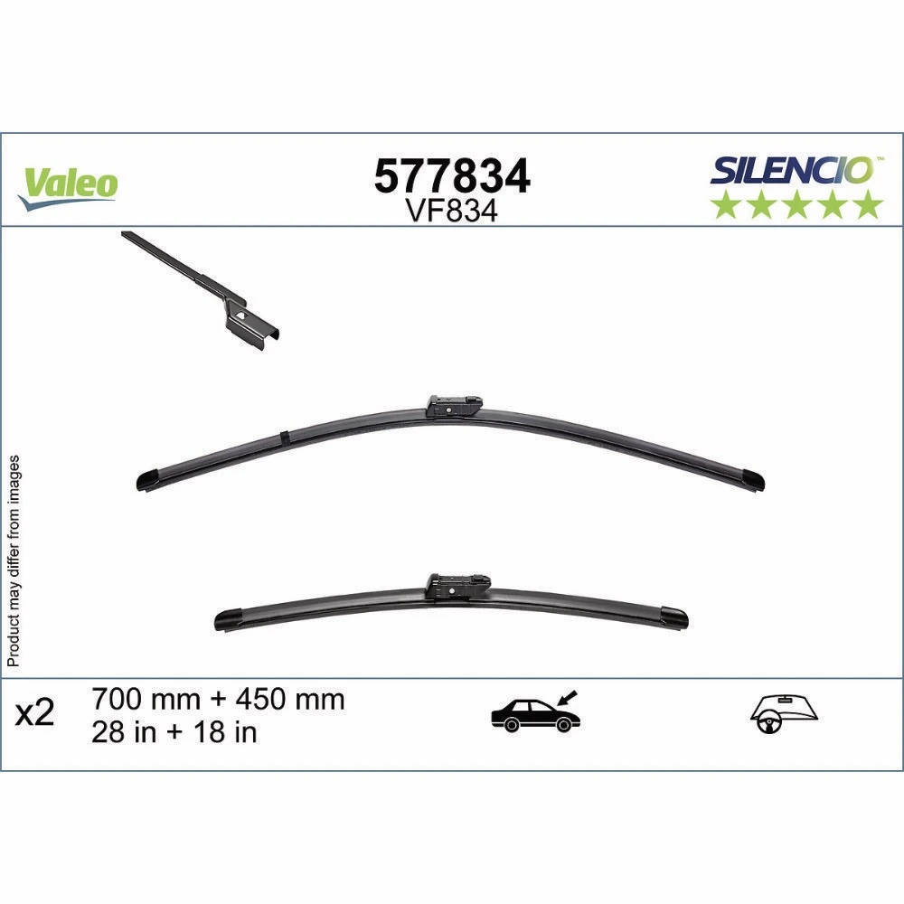 Wycieraczki Valeo Silencio Flat do Cupra Tavascan