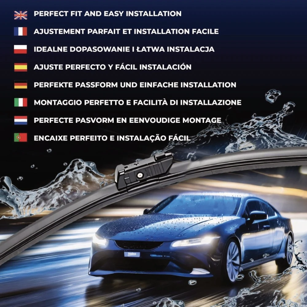 Komplet przednich wycieraczek Valeo Silencio Flat 630 & 550 mm do Audi A6 e-tron Avant 2024-2026