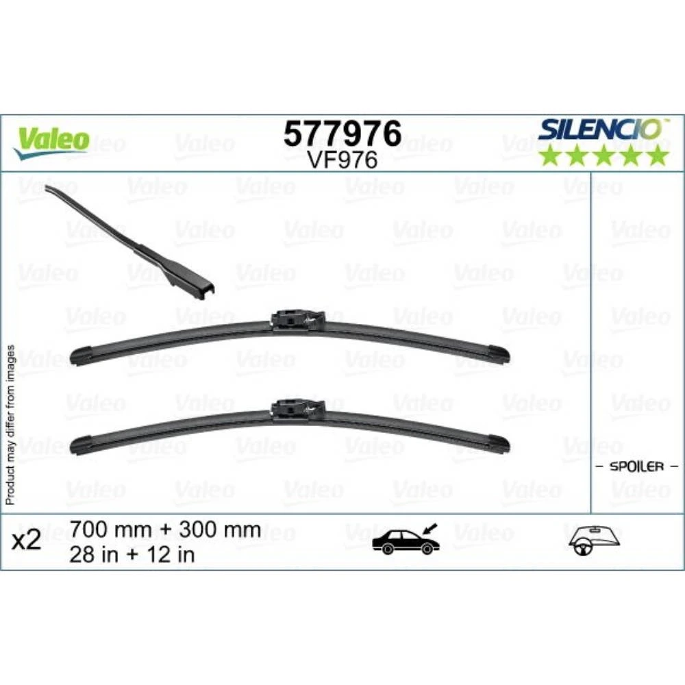 Wycieraczki Valeo Silencio Flat do Renault Clio