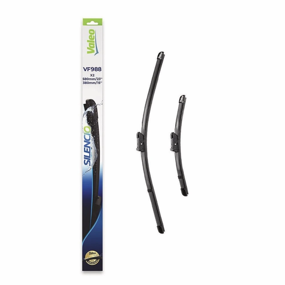 Komplet przednich wycieraczek Valeo Silencio Flat 580 & 380 mm do Fiat Idea 2008-2012