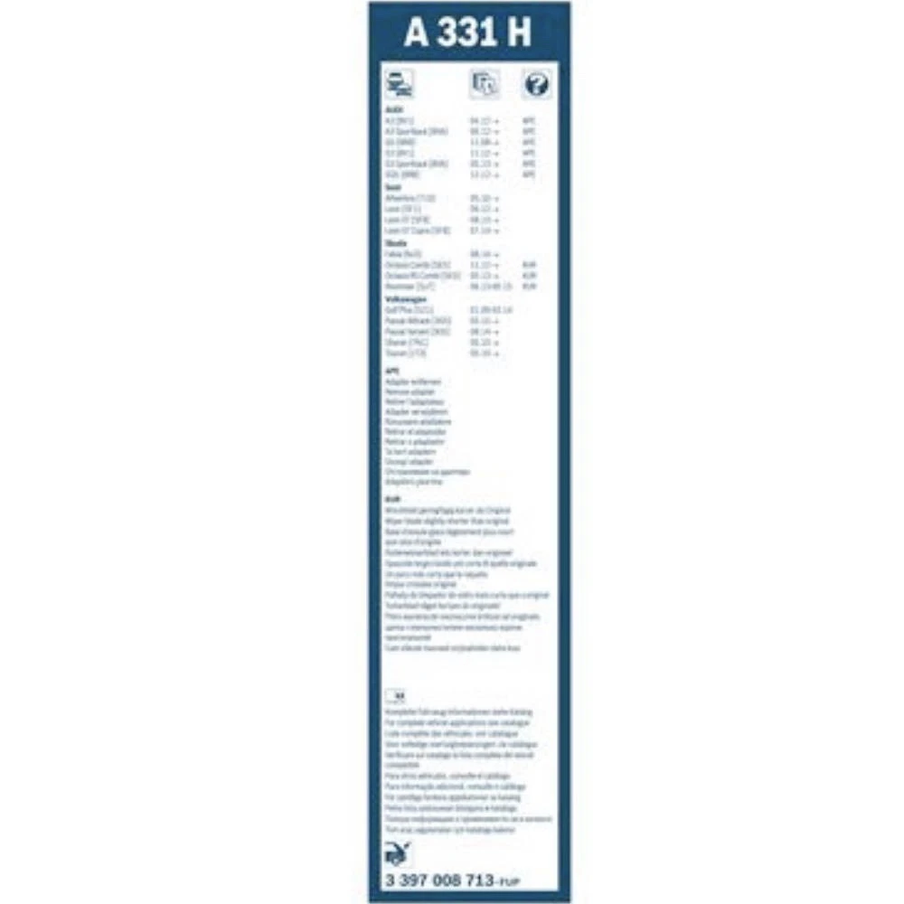 Tylna wycieraczka BOSCH Rear 330 mm do Li Xiang L6 2021-2026