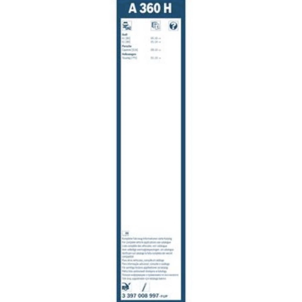 Tylna wycieraczka BOSCH Rear 380 mm do Audi A4 Allroad 2016-2026