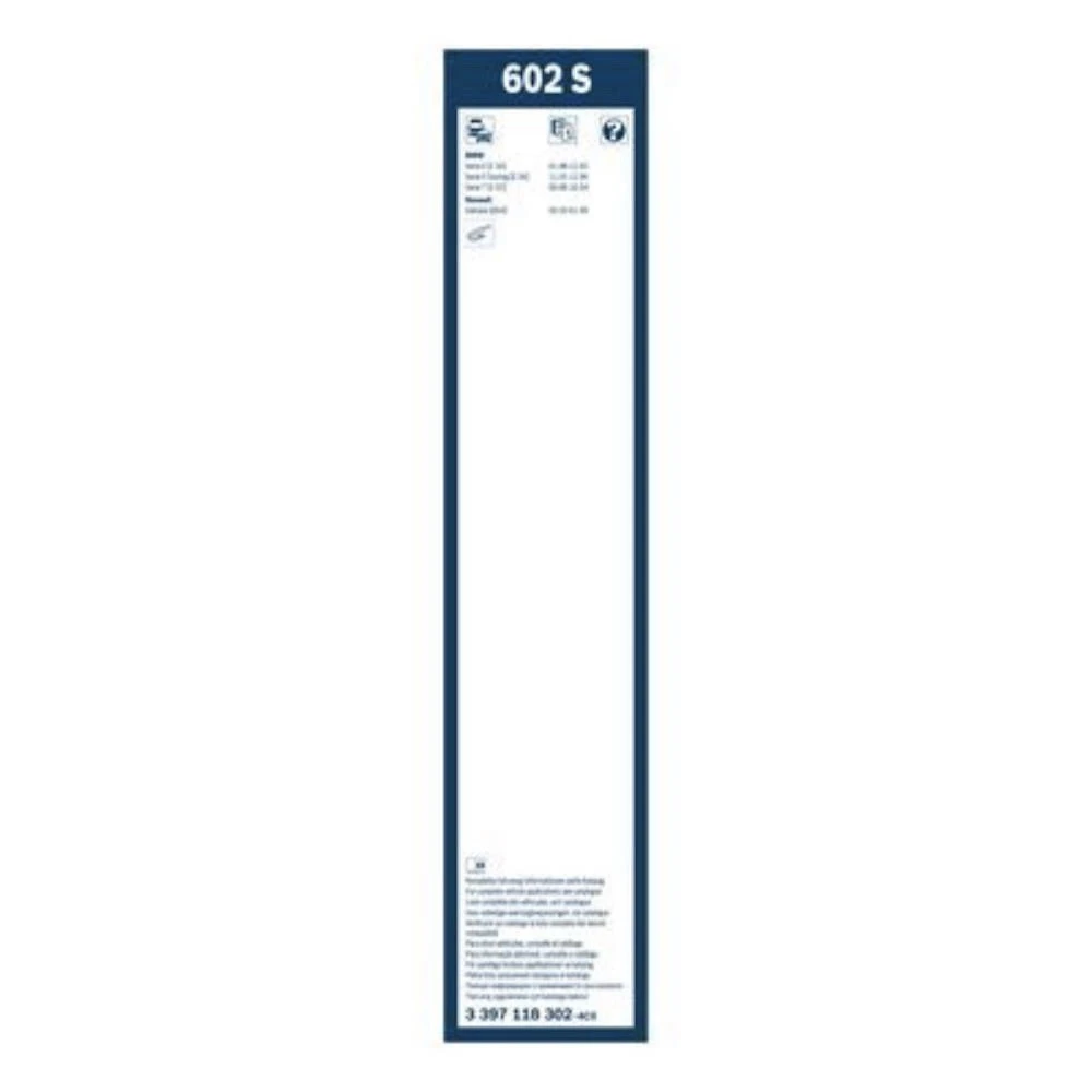 Front wiper blade set BOSCH Twin 600 & 600 mm for BMW 5 Series 1987-1995