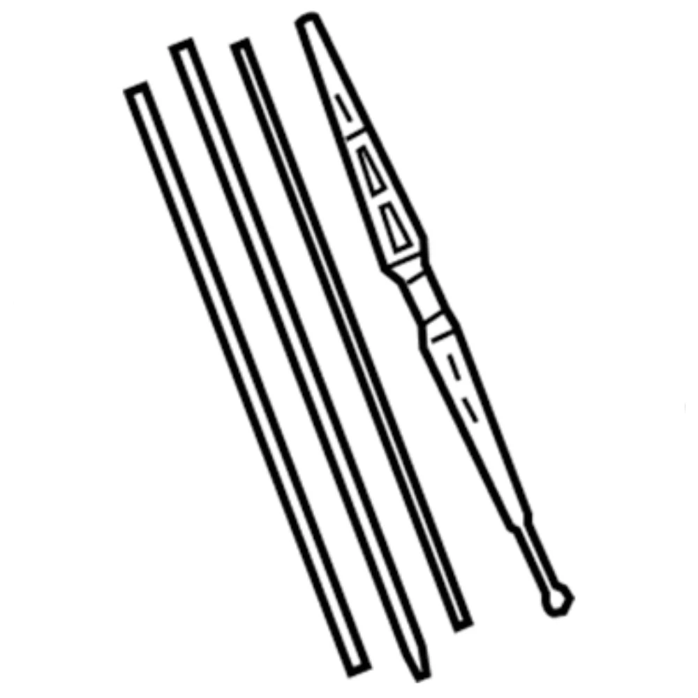 Front wiper blade set Acura OEM Acura Original 700 & 475 mm for Honda Legend 4 2004-2013