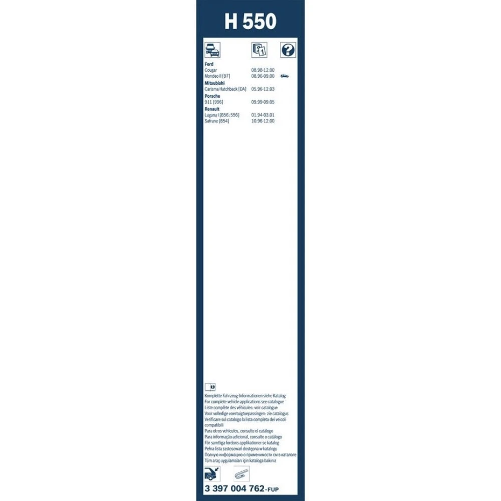 Tylna wycieraczka BOSCH Rear 550 mm do Porsche 911 1999-2005