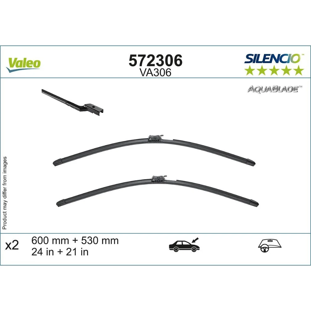 Шчоткі Valeo Aqua Blade для Mercedes E Class