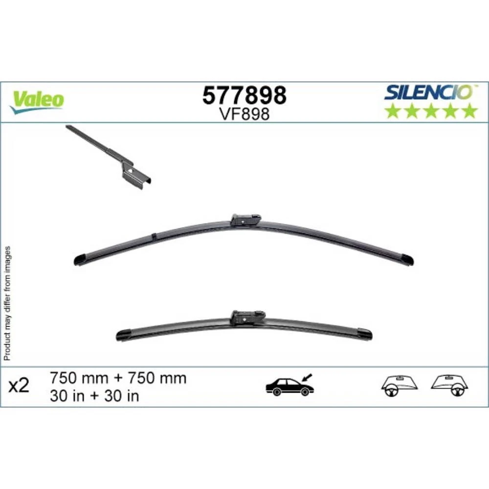 Wycieraczki Valeo Silencio Flat do Volkswagen ID.3