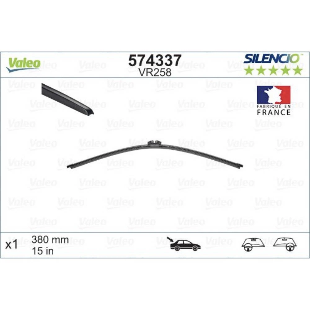 Rear wiper blade Valeo Silencio Rear 380 мм for Ford Edge 2 2016-2024