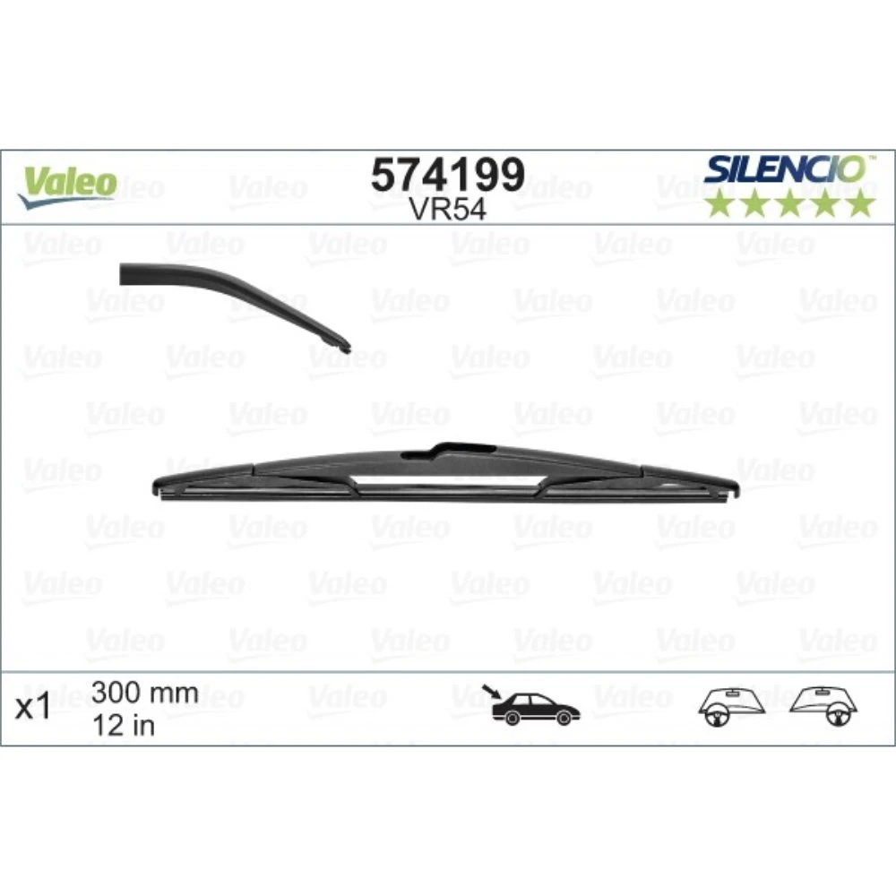 Tylna wycieraczka Valeo Silencio Rear 300 mm do Honda Element 2002-2011